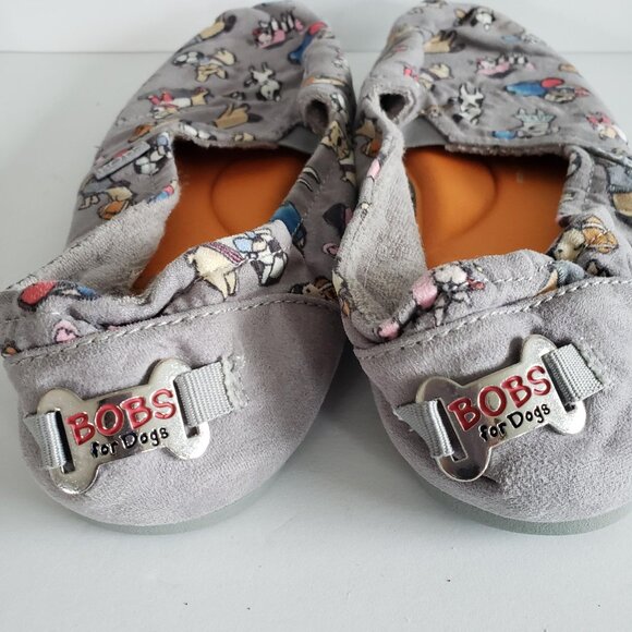 BOB’S for Dogs from Skechers Size 9.5 Dog Memory Foam Slip-On Loafer Women - Picture 3 of 7